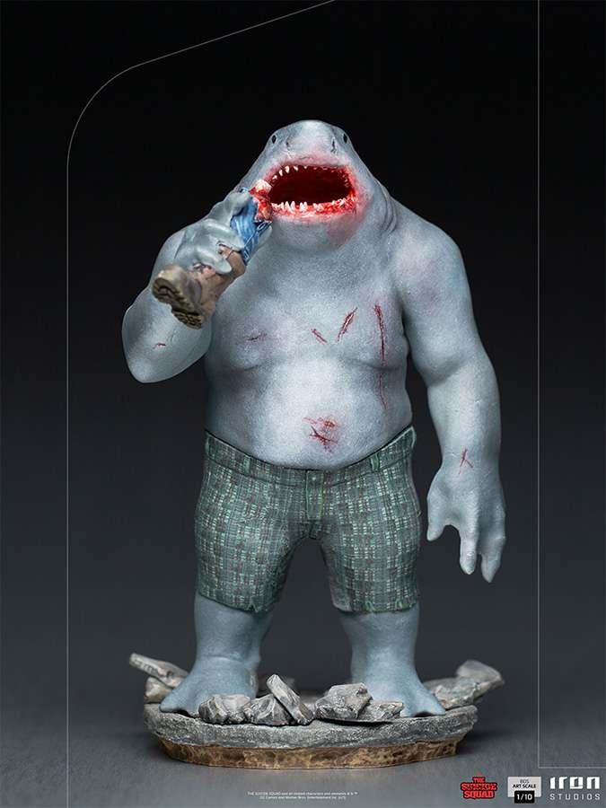 Suicide squad king shark 1/10 art Staty