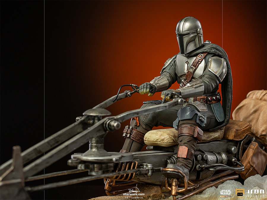 Mandalorian on speederbike 1/10 art st