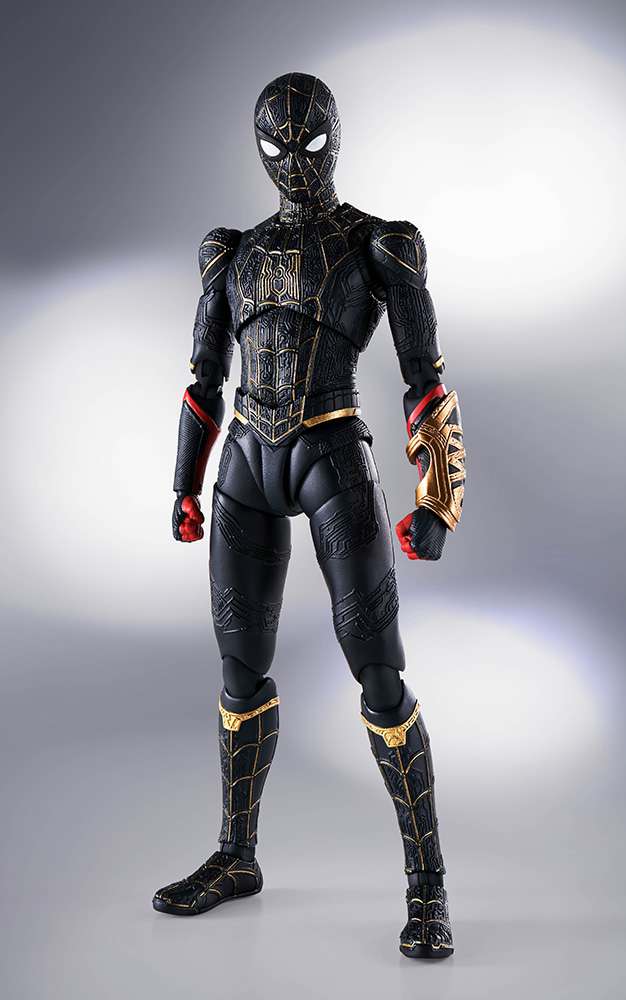 Spider-man no way home black/gold shf