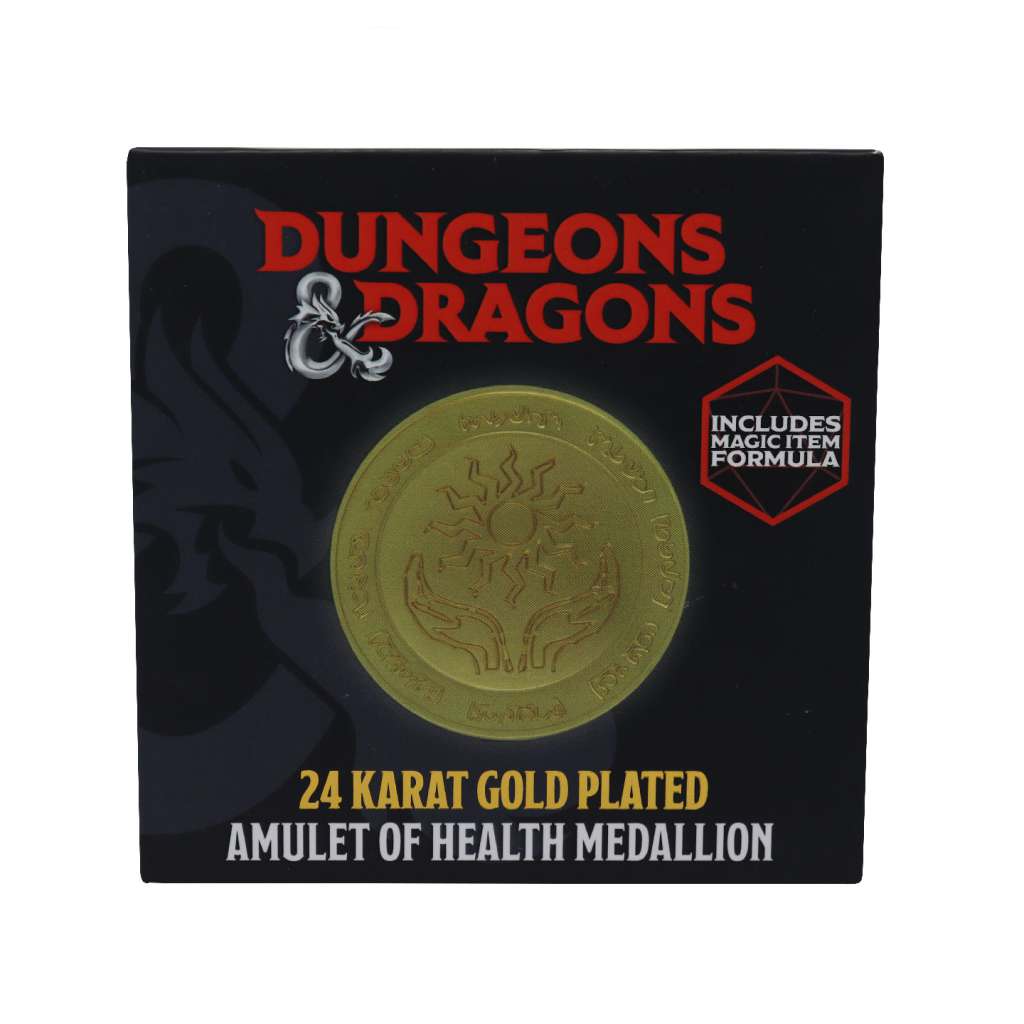 Dungeons & Dragons 24k gold plat.medallion