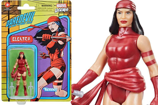 Marvel legends retro elektra af