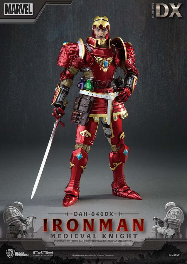 Medieval knight iron man dlx dah