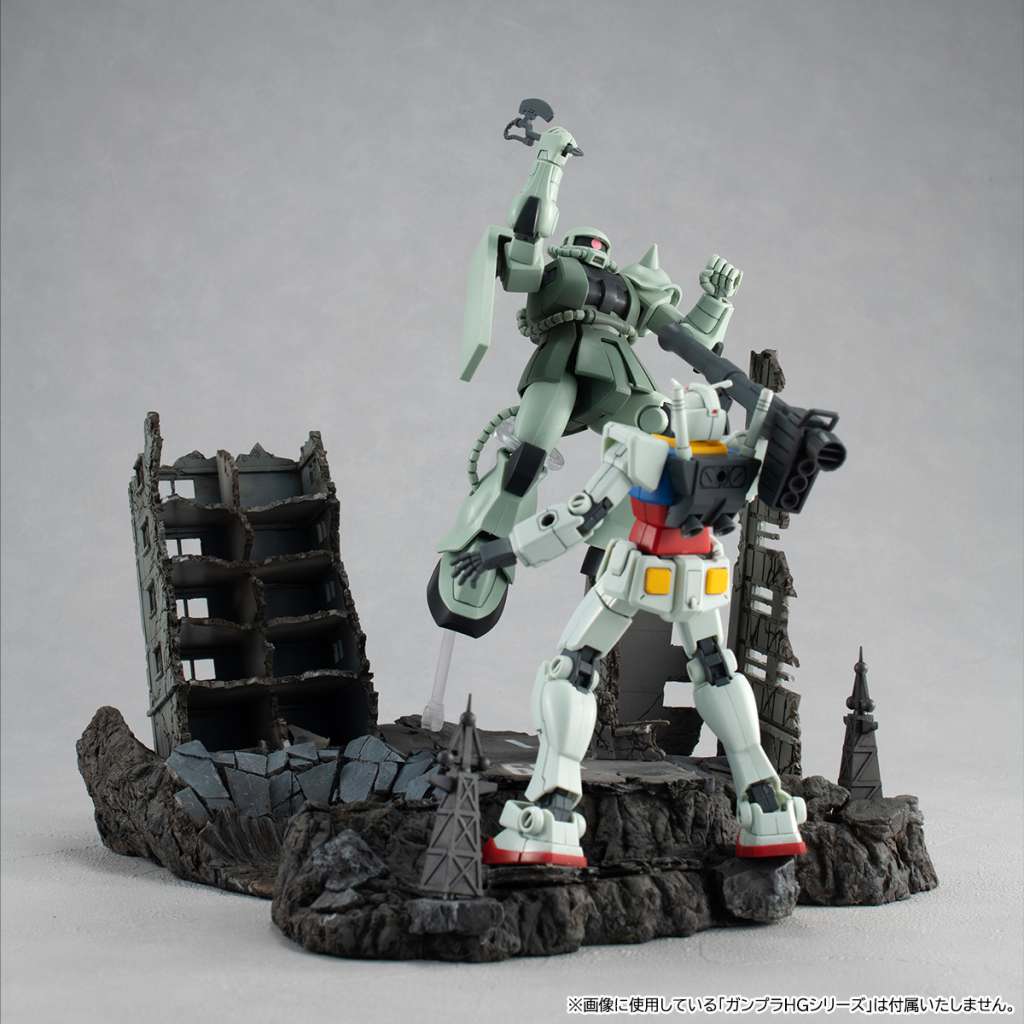 Ms gundam g structure ruins diorama