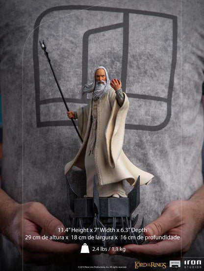 Lord of the Rings saruman 1/10 art Staty