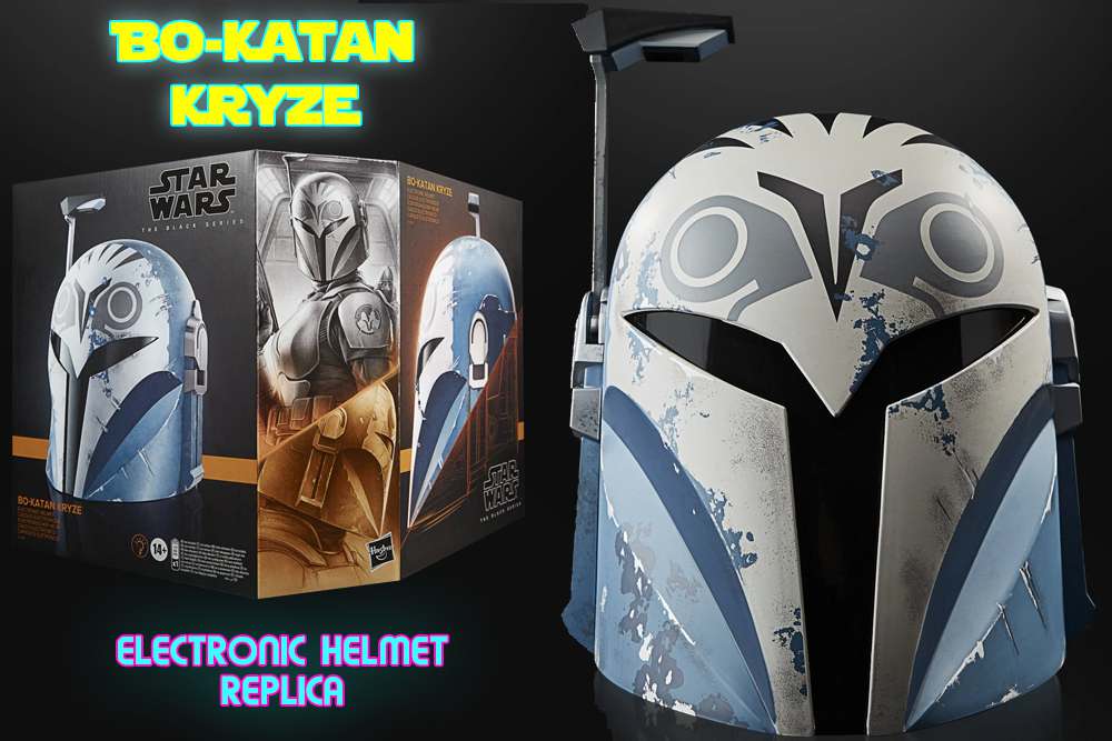 Star Wars Black Label electronic helmet bo katan