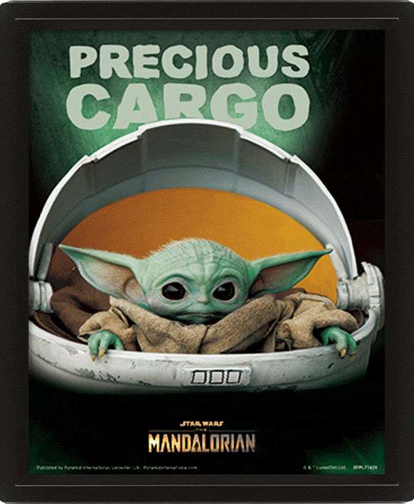 Star Wars the mandalorian prec.cargo poster 3d