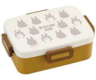 Totoro silhouette 4 locks bento box