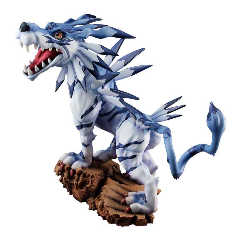 Digimon garurumon battle gem Staty