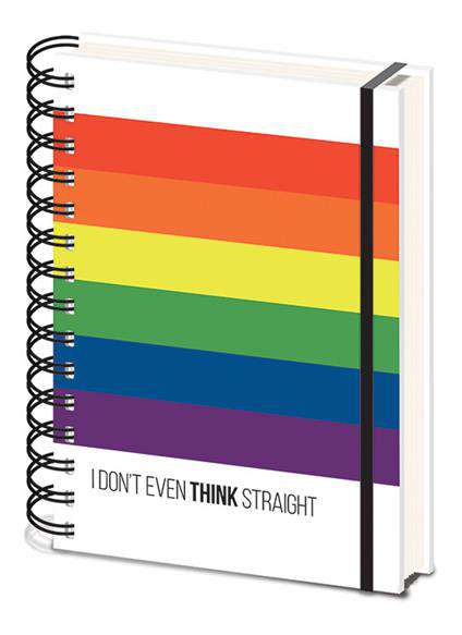 Lgbt i do not think straight Anteckningsblock