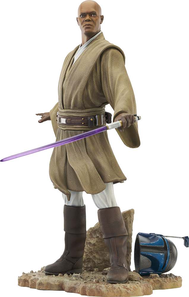 Star Wars premier coll aotc mace windu Staty