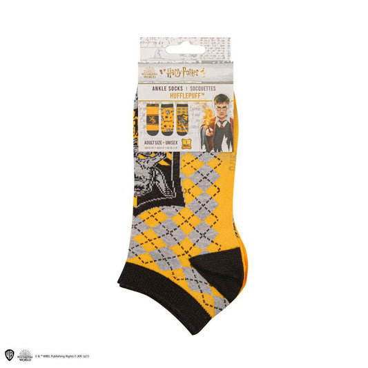 Harry Potter hufflepuff ankle Strumpor set (3)