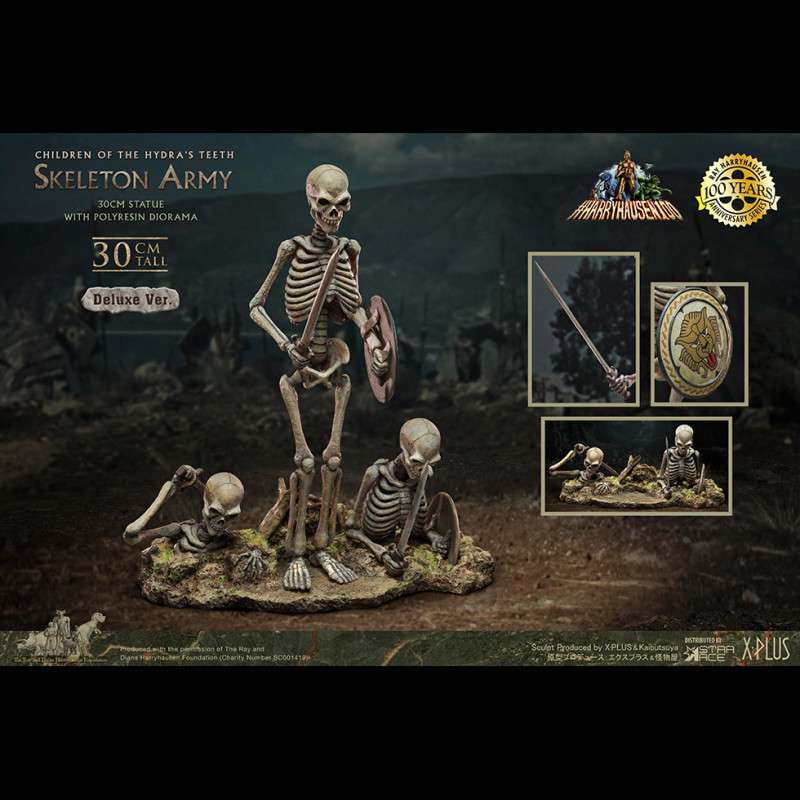 Ray harryhausen skeleton army dlx Staty