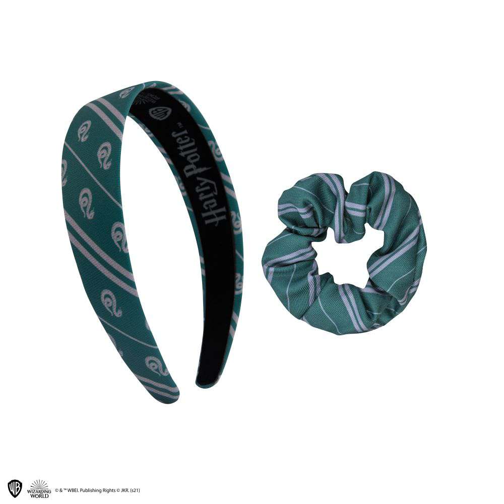 Harry Potter slytherin Pannband&scrunchy set