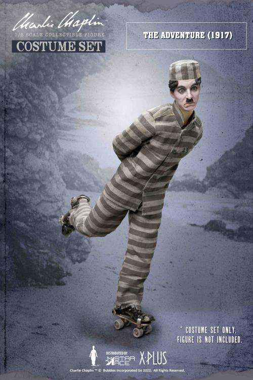 Charlie chaplin 1/6 prisoner costume set