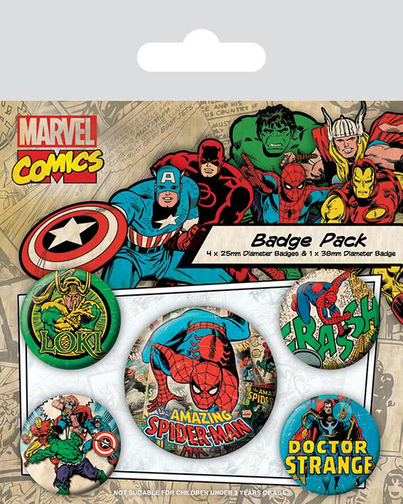 Marvel (spider-man) Emblem / Pin pack