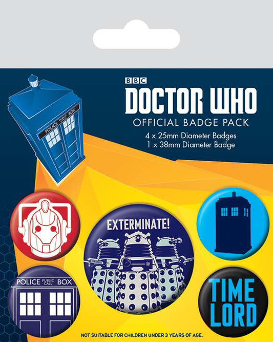 Doctor who (exterminate) Emblem / Pin pack