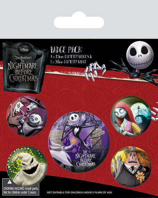 Nightmare Before Christmas (characters) Emblem / Pin pack