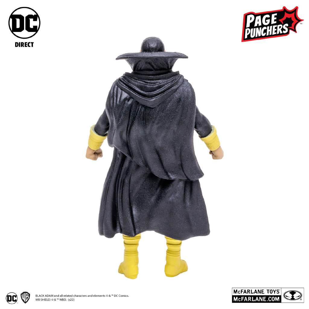 Dc page punch black adam+comic 3inch af