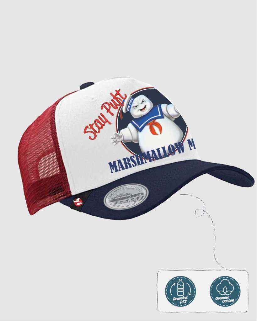 Ghostbusters marshmallow man Trucker Keps