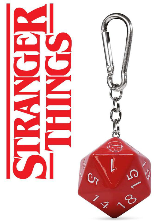 Stranger things d20 3d Nyckelring