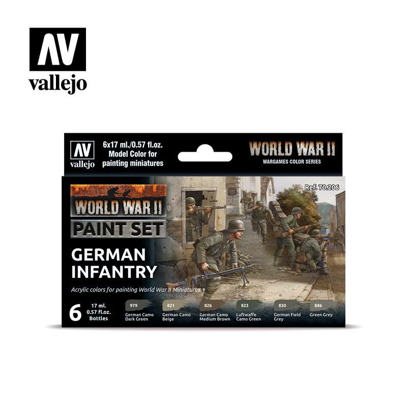 German infantry color set 70206