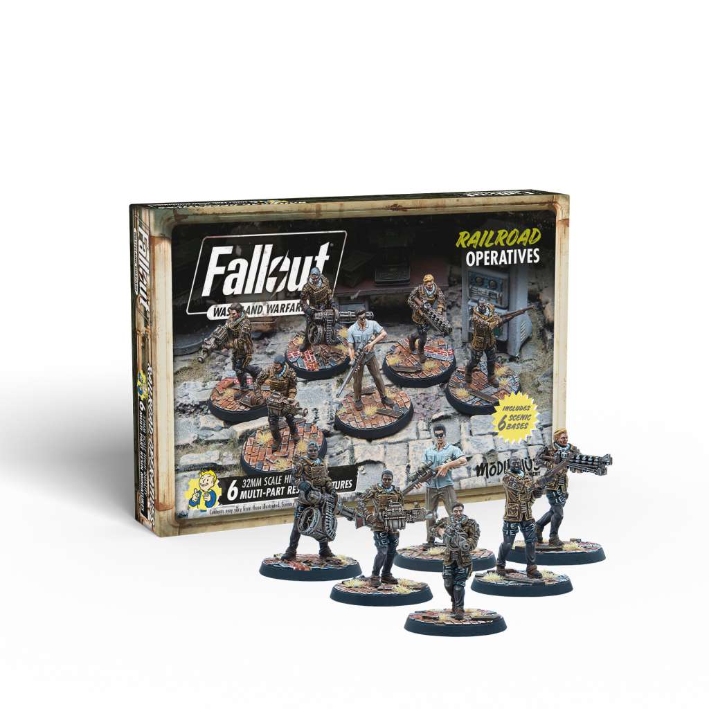 Fallout: Wasteland Warfare railroad operativies box