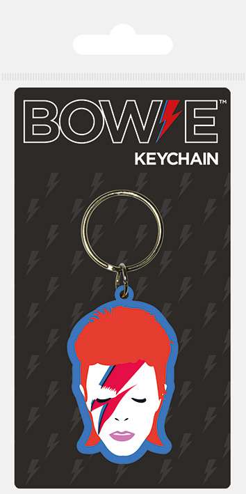 David bowie rubber Nyckelring