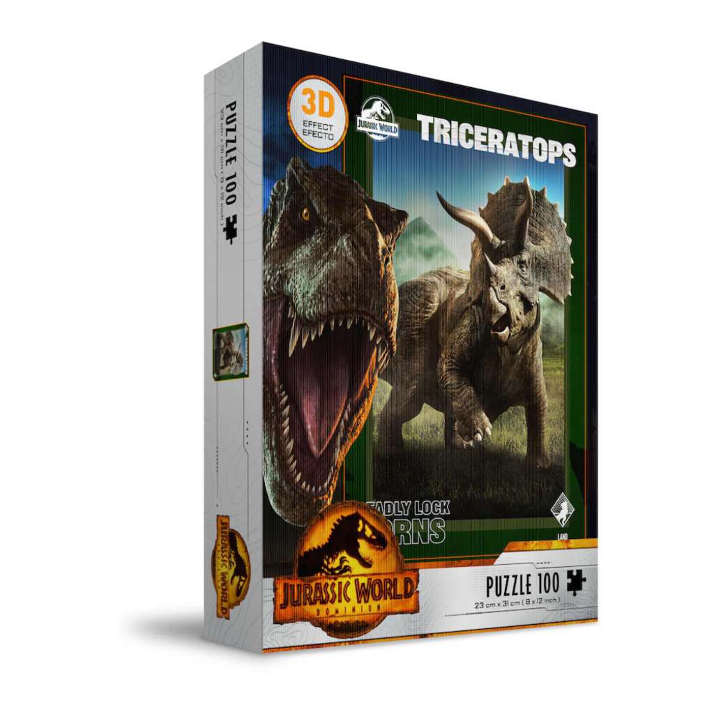 Jurassic world triceratops 3d eff 100pcs Pussel