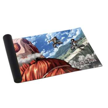 Attack on titan playmat colossus titan