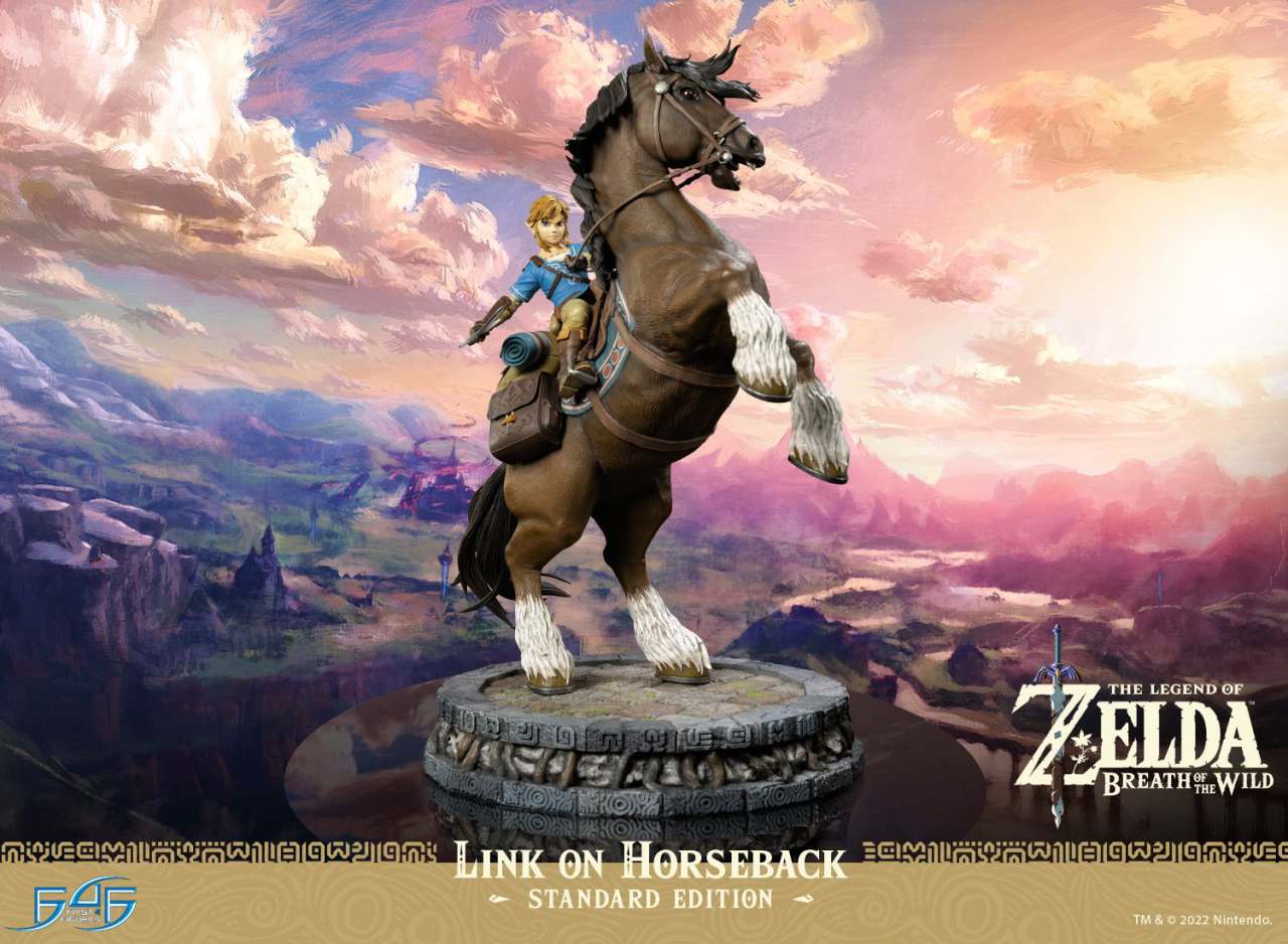 Legend of zelda link on horse legend st