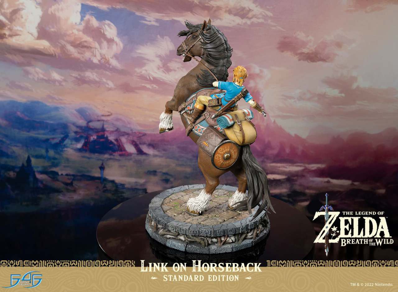 Legend of zelda link on horse legend st