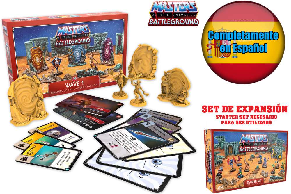 Masters of the Universe:battleground - wave 1 - masters of the universe faction spa