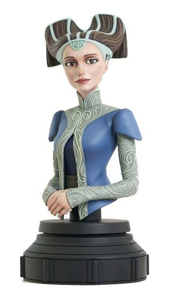 Star Wars clone wars padme amidala bust