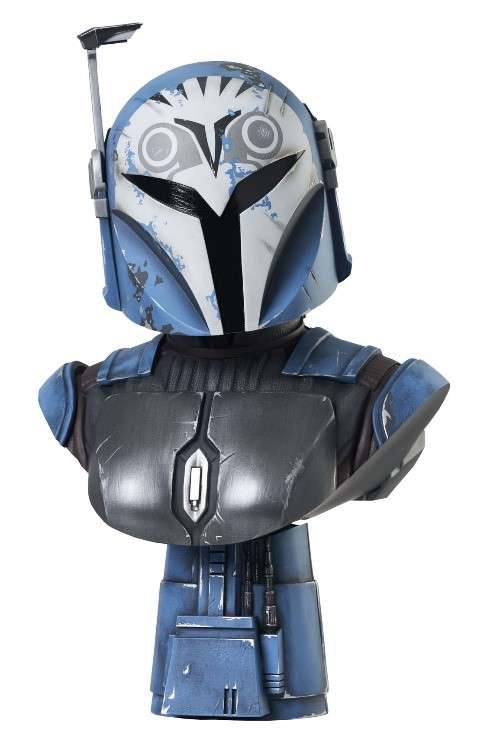 Star Wars mandalorian bo katan 1/2 scale bust