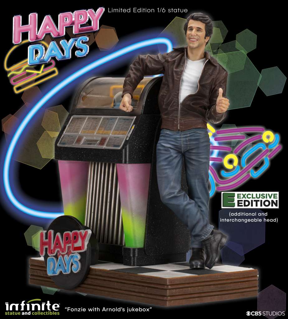 Fonzie Happy Days 1/6 Resin Statue - Exklusiv Samlarfigur