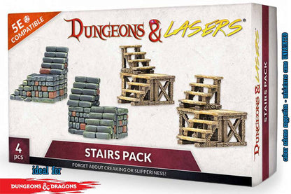 Dungeons & Lasers stairs pack