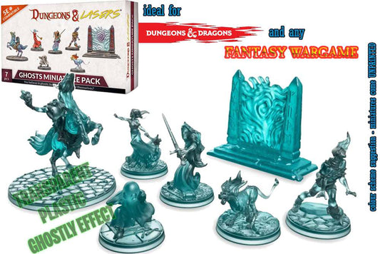 Dungeons & Lasers ghosts miniature pack