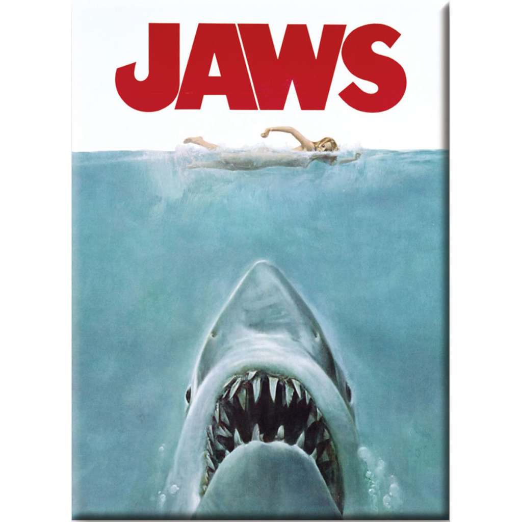 Jaws poster flat magnet