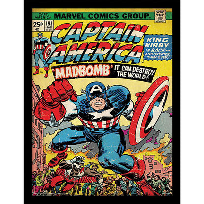 Captain america #193 collector print