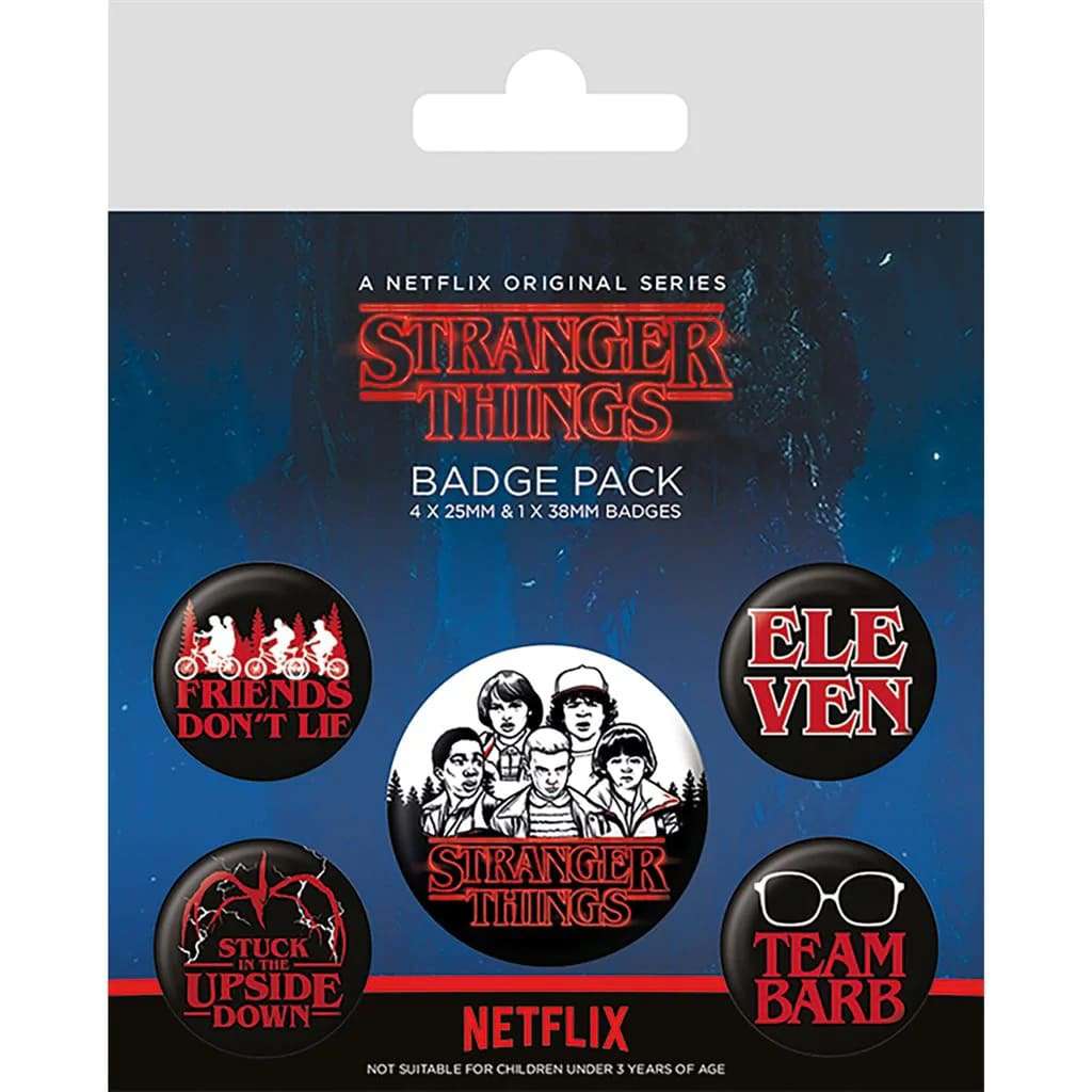 Stranger things (characters) Emblem / Pin pack