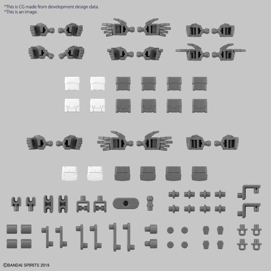 30MM op parts set 12 hand parts 1/144