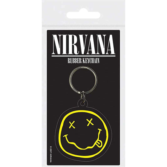 Nirvana smiley rubber Nyckelring