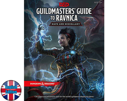 Dungeons & dragons-guildmasters' guide to ravnica map and miscellany