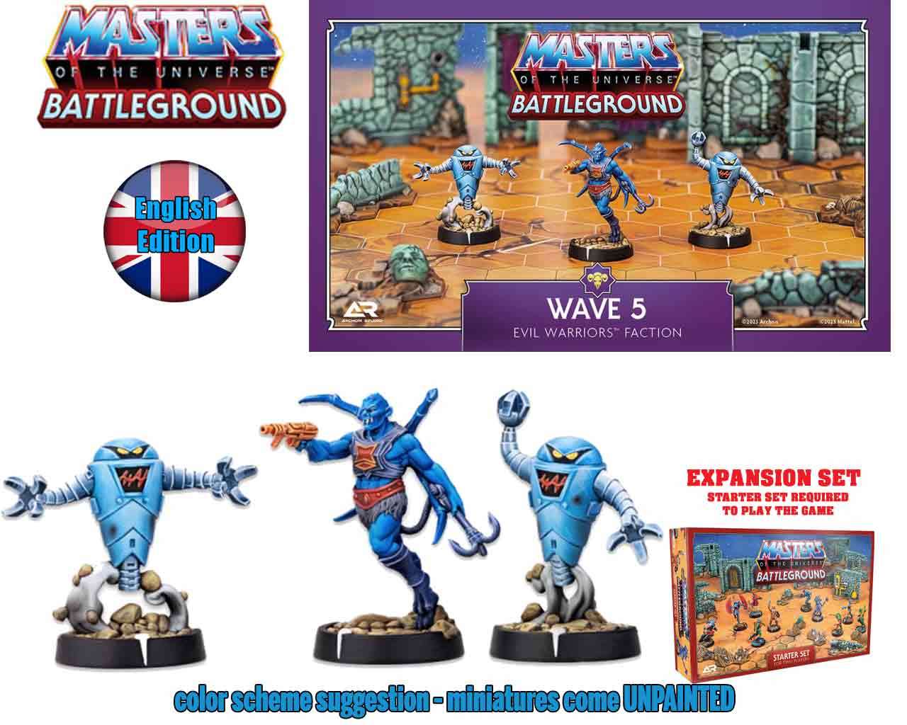 Masters of the Universe:battleground - wave 5 - evil warriors faction -  english edition