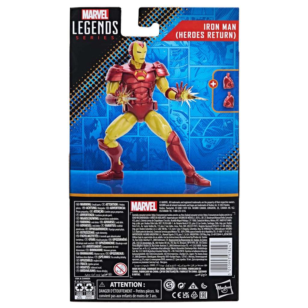 Marvel legends tah iron man hr af