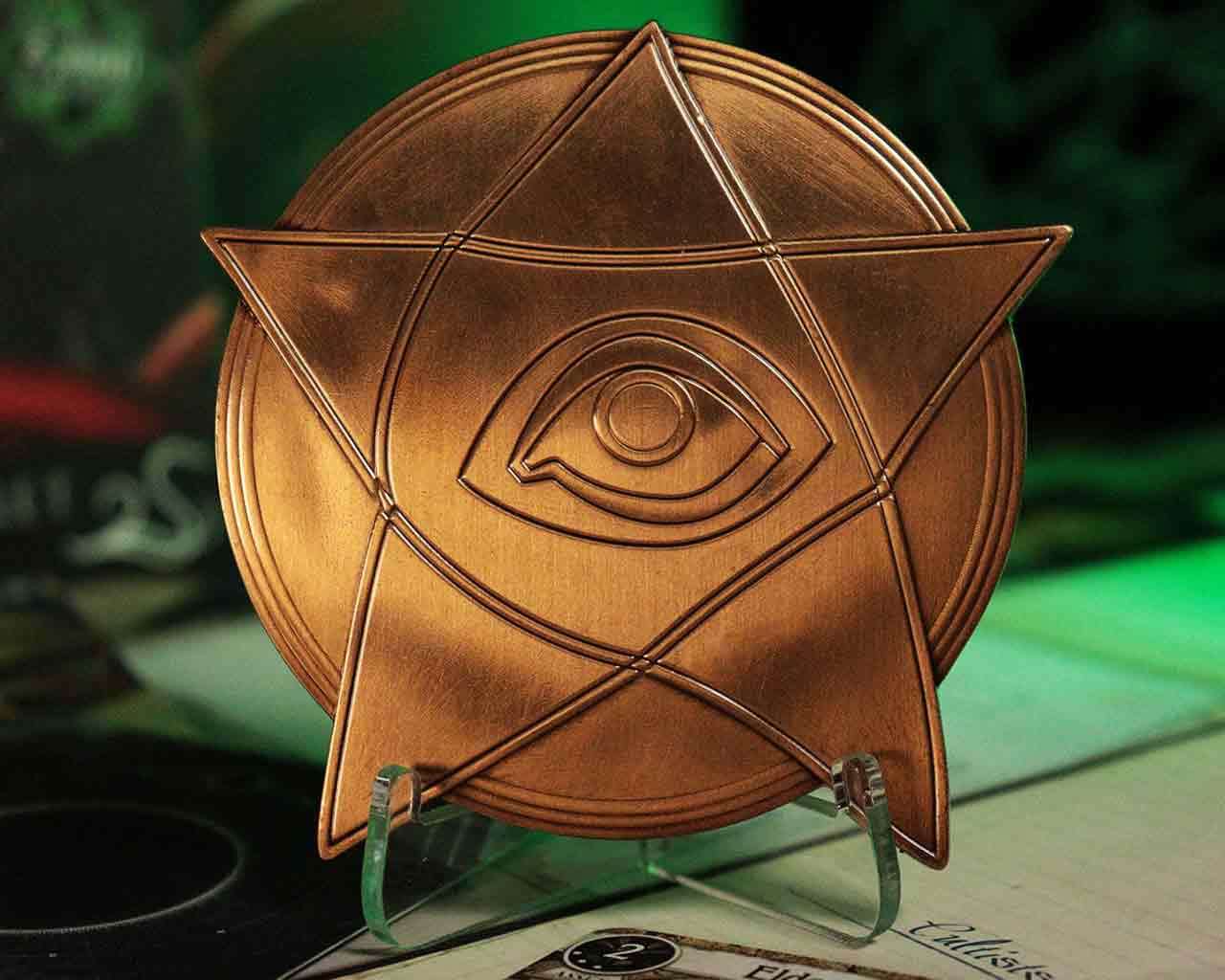 Arkham horror - limited edition replica elder sign amulet