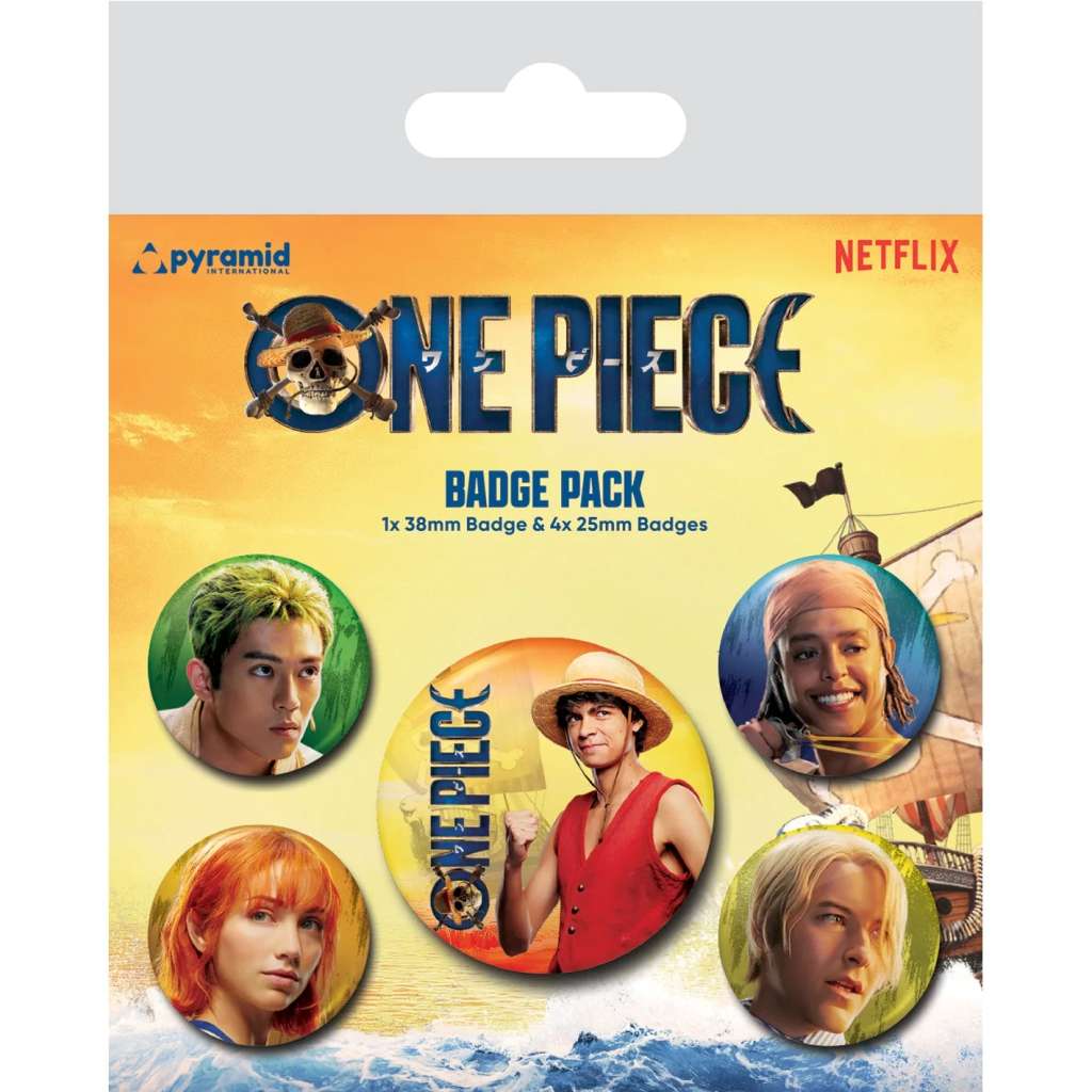 One piece live action the straw hats Emblem / Pin pack