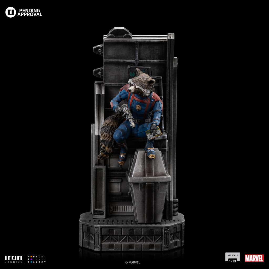 Guardians of the Galaxy 3 rocket racoon 1/10 Staty