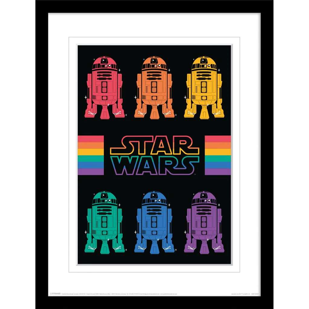 Star wars pride r2d2 rainbow