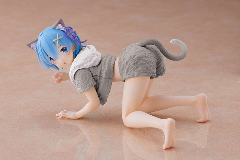 Re:zero rem cat roomwear desktop cute Figur renewal